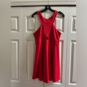 Red Lulus dress